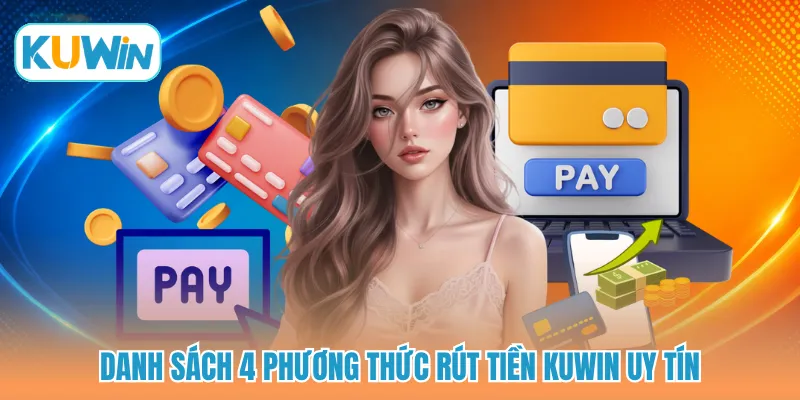 Danh sách 4 phương thức rút tiền KUWIN uy tín